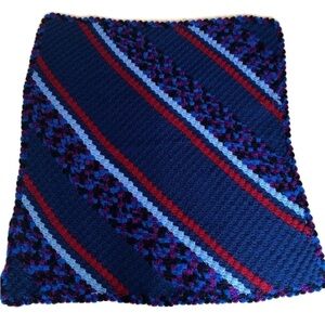 Crochet Afghan Throw Cover Square Blanket